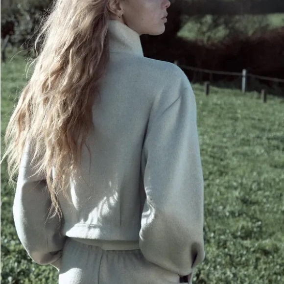 Zara NWT cream soft bomber jacket - Picture 7 of 10